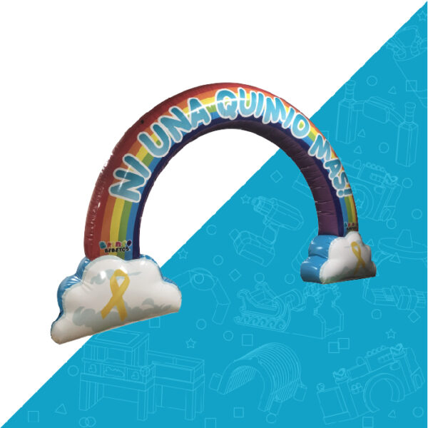 ARCO INFLABLE NI UNA QUIMIO MAS