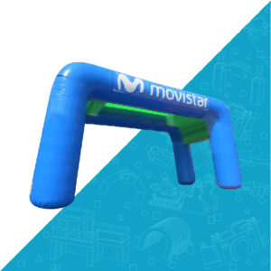 CARPA INFLABLE PUBLICITARIA MOVISTAR